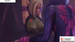 JURI PLAY WITH CAMMY BY TOYS - HOTTEST STREET FIGHTER HENTAI ANIMATION 60FPS