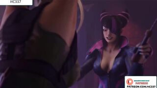 JURI PLAY WITH CAMMY BY TOYS - HOTTEST STREET FIGHTER HENTAI ANIMATION 60FPS