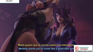 JURI PLAY WITH CAMMY BY TOYS - HOTTEST STREET FIGHTER HENTAI ANIMATION 60FPS