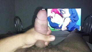 Masturbating Until I Cum While Watching Itadaki Seiki Sucubus Vampire School Girl Anal Sex