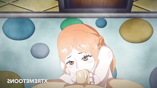 One Piece - Nami Double Fuck - Hentai Uncensored Cartoon P4