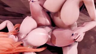 Threesome Adventure With NAMI AND NICO In ONE PIECE XXX VR Porn