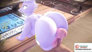 FURRY GIRL ANAL FUCKED BY BIG DICK AND GETTING CREAMPIE - MY LITTLE PONY FURRY HENTAI ANIMATION