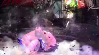 Chun Li Rough Anal Threesome w/ Juri - Uncensored Street Fighter 3D Cartoon Hentai