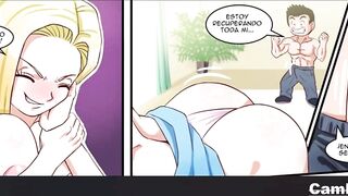 Android 18 Gets Her Wet Pussy Drilled By A Huge Cock