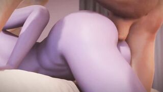 Gently moans and cums from fucking in the ass