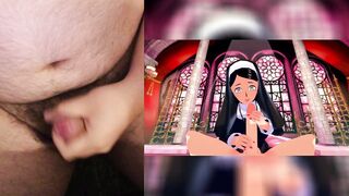 Nun Lily big ass and boobs 3D game