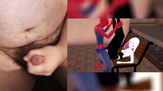 Spider-Man fuck big ass gwen 3D Game