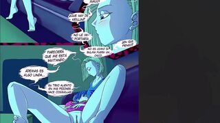 Bulma Eats Android 18's Wet Pussy Until She Cums
