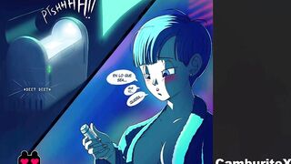 Bulma Eats Android 18's Wet Pussy Until She Cums