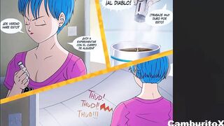Bulma Eats Android 18's Wet Pussy Until She Cums