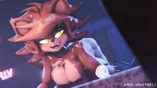 Five Nights In Anime 3D #1 TITS AND BUTTS ON 3D!!!