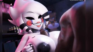 Five Nights In Anime 3D #1 TITS AND BUTTS ON 3D!!!