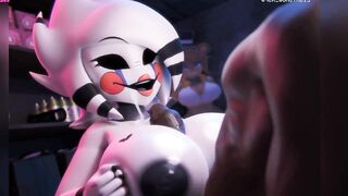 Five Nights In Anime 3D #1 TITS AND BUTTS ON 3D!!!