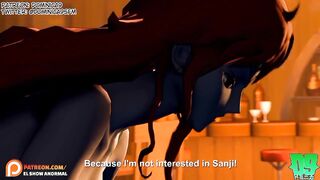NAMI X LUFFY HARD SEX ANIMATION ONE PIECE