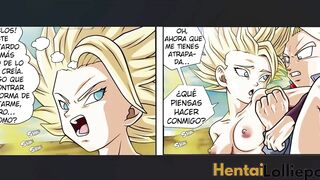 Caulifla Sucks Trunks' Huge Cock Dry - Dragon Ball Super Hentai