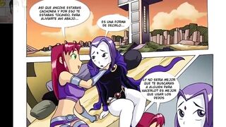 Starfire Raven and Robin Trio