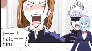 Uhh this was a strange hentai comic - Jujutsu Kaisen Hentai