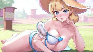 Bo Peep From Toy Story Nude in the Sheep Fields