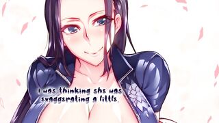 [Voiced Hentai JOI Teaser] Nami's No Nut November - Week 5 - Featuring Robin [Femdom, Gangbang]