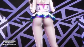 [MMD] Rainbow - A Ahri Sexy Kpop Dance League of Legends Uncensored Hentai 4K 60FPS
