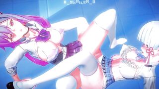 Genshin Impact - Ayaka and Keqing are given as school lesbians.