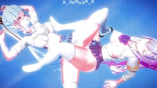 Genshin Impact - Ayaka and Keqing are given as school lesbians.