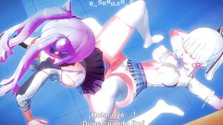 Genshin Impact - Ayaka and Keqing are given as school lesbians.