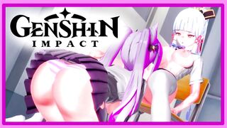 Genshin Impact - Ayaka and Keqing are given as school lesbians.