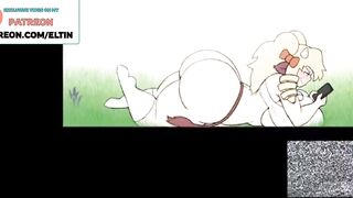 FUTANARI BIG DICK COWGIRL MASTURBATION - HOTTEST FUTA ANIMATION 60FPS