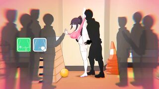 Cute college lady having sex with men in 7 days girlfriend new hentai gameplay