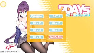 Cute college lady having sex with men in 7 days girlfriend new hentai gameplay