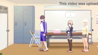 Cute college lady having sex with men in 7 days girlfriend new hentai gameplay