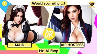 Would You Rather... Costume Edition | [Porn Game] Nurse, Maid, Nun, Cheerleader, Teacher, Devil