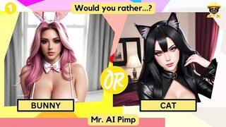 Would You Rather... Costume Edition | [Porn Game] Nurse, Maid, Nun, Cheerleader, Teacher, Devil