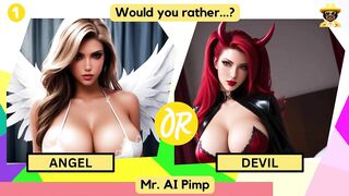 Would You Rather... Costume Edition | [Porn Game] Nurse, Maid, Nun, Cheerleader, Teacher, Devil