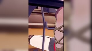 3D Hentai: Succubus treats her slave to drinking and playing