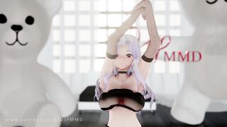 Haku Teaddy Bear MMD Blender Render1800