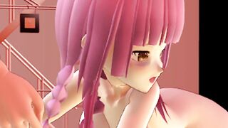 紫ちゃんとセックスするビデオ【MMD】