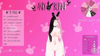 Vtuber slut dominates in fortnite while being fucked