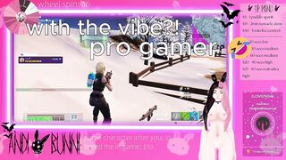 Vtuber slut dominates in fortnite while being fucked