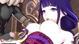 RAIDEN X HILICHURL HENTAI ANIMATION Hentai Uncensored 60 FPS