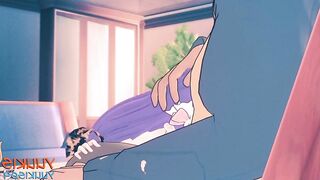 Hex Maniac (Occult Maniac) and I have intense sex in a secret room. - Pokémon Hentai