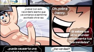 Danny masturbates watching a milf and she likes to be watched