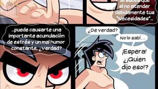 Danny masturbates watching a milf and she likes to be watched