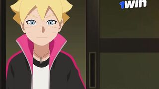 Hinata is surprised and roughly fucked by Boruto while she is distracted at home - Hentai