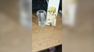 unboxing a transparent onahole for men from aliexpress