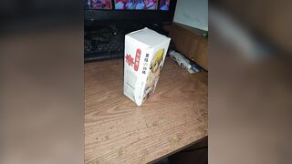 unboxing a transparent onahole for men from aliexpress