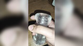 unboxing a transparent onahole for men from aliexpress