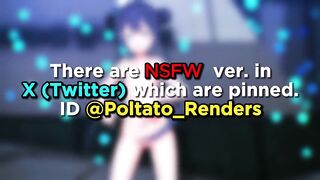 【MMD R18 Blue Archive/4k】 ~《Ryuuge Kisaki (竜華キサキ) 》 ~《『热爱105℃的你』》